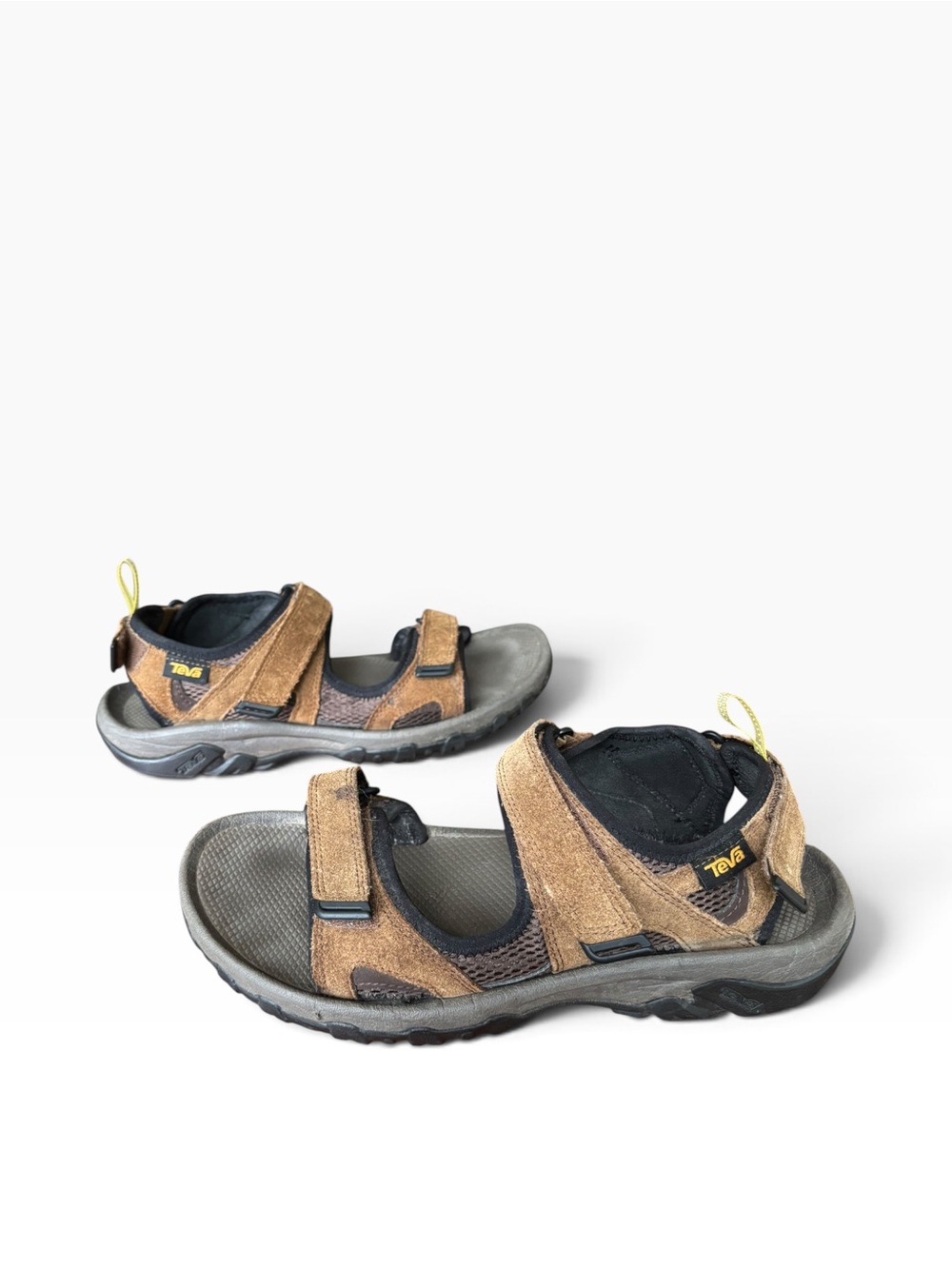 Teva Trailpulse Brown Suede Classic Hiking Sport Sandals Shoes Mens US 9